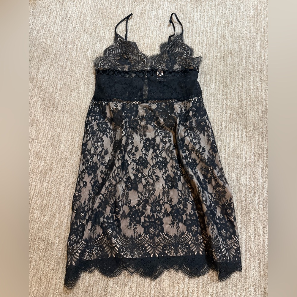 Victoria’s Secret black lace dress size small